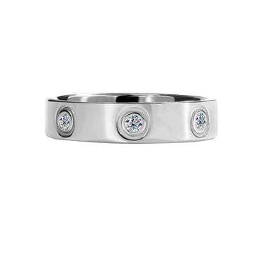 Moissanite Ring Wedding Engagement