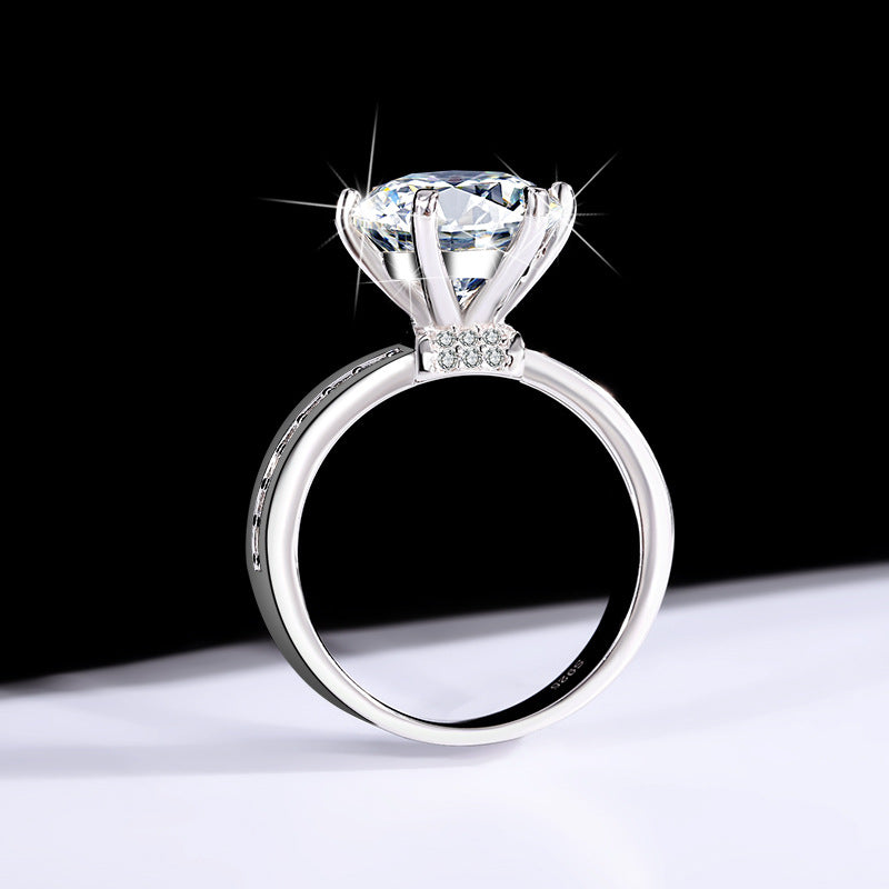 The Crown Queen Moissanite Ring 3CT