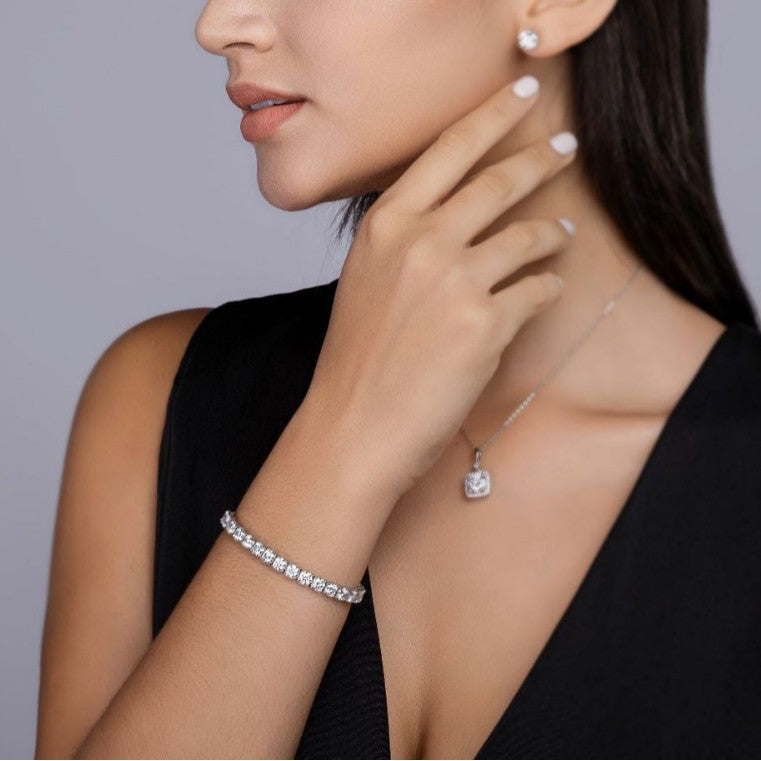 Moissanite Tennis Bracelet 3mm